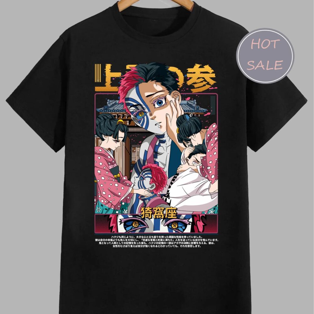 Akaza Anime T-Shirt Demon Slayer T-Shirt