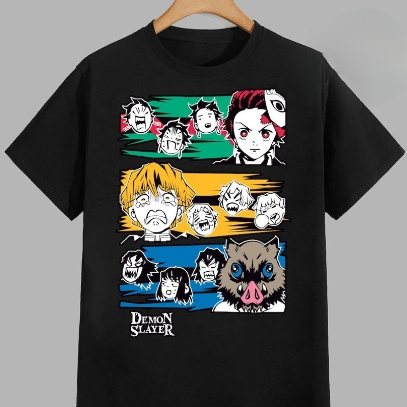 Demon Slayer Anime Tanjiro Inosuke Zenitsu T-Shirt