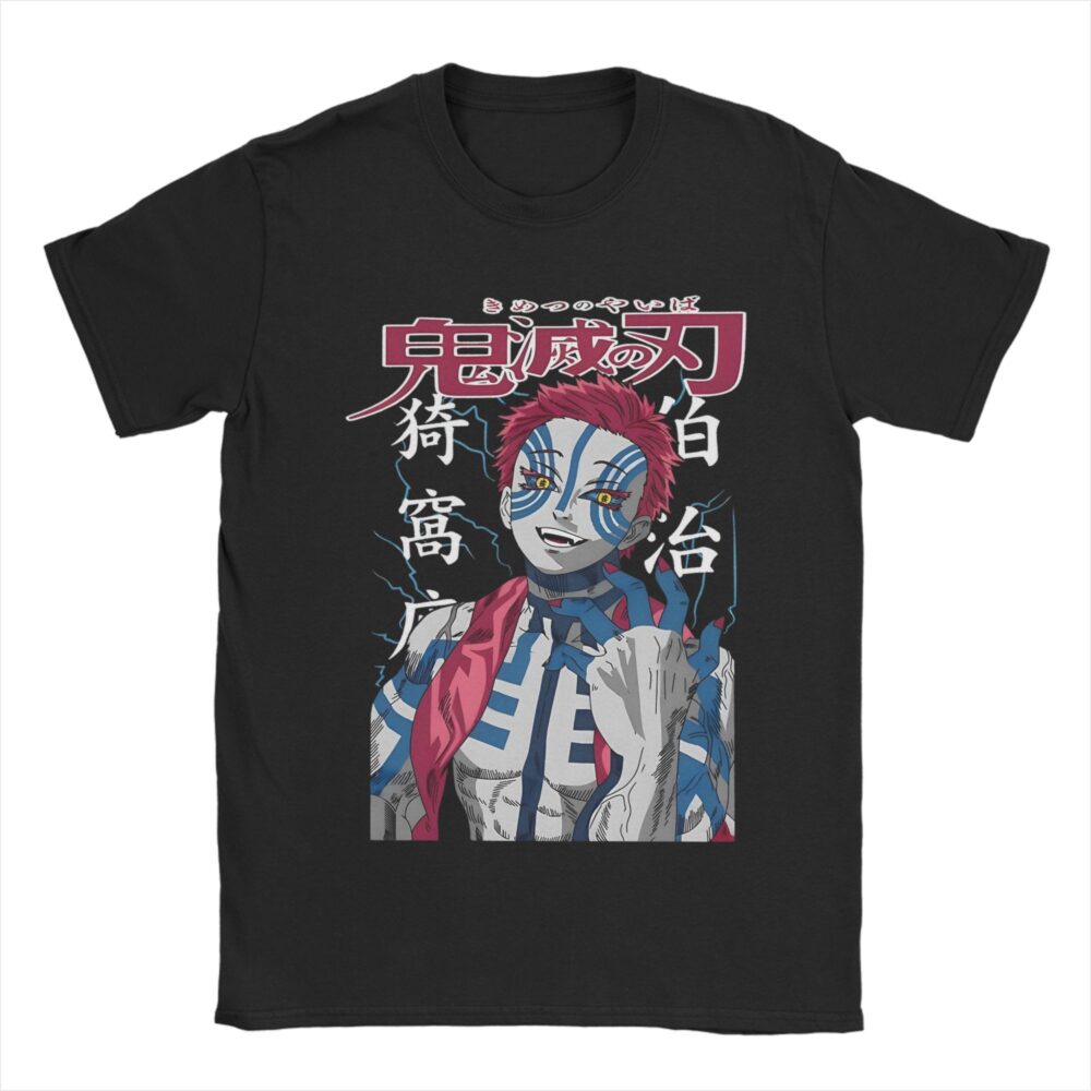 Shop Akaza Manga T-Shirt from Demon Slayer