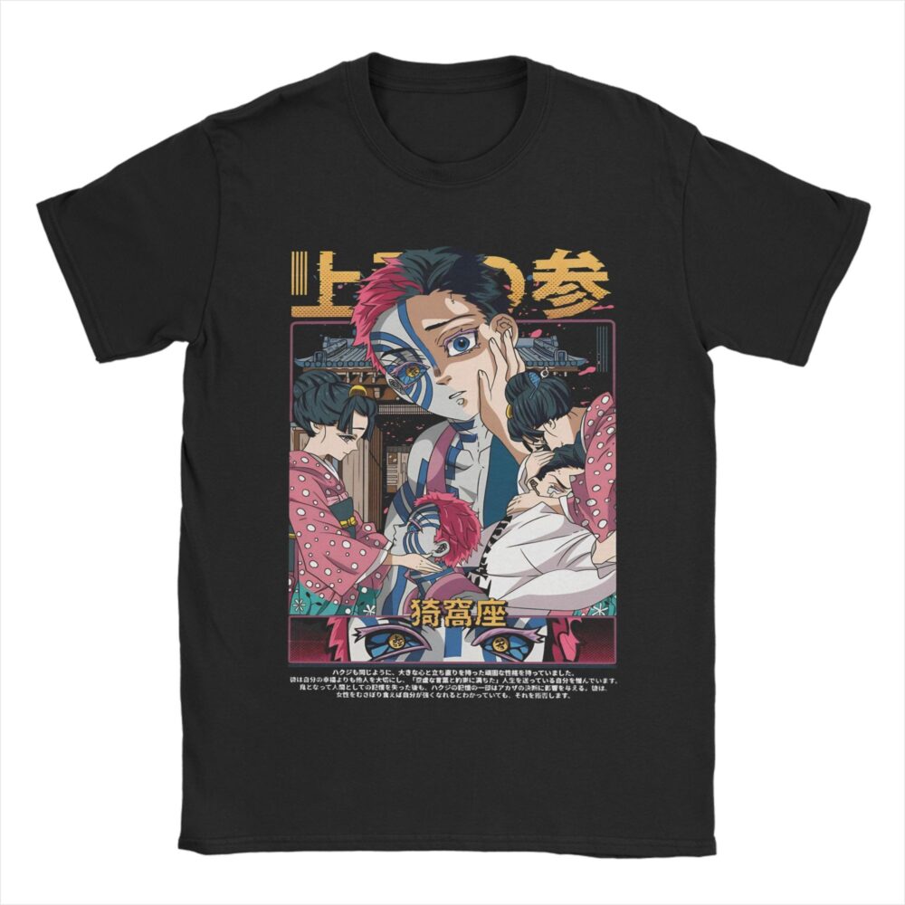 Demon Slayer Akaza Tee – Graphic Anime Shirt