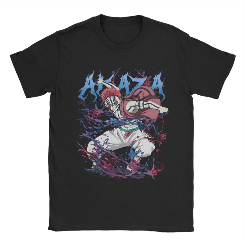 Demon Slayer Akaza Manga Tee – Stylish Anime Shirt