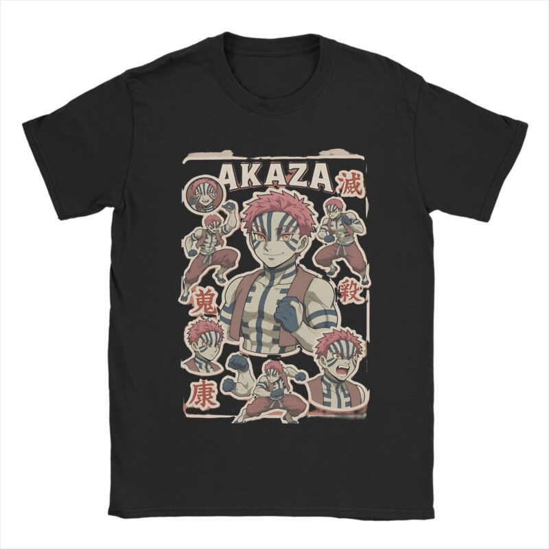 Akaza Manga T-Shirt – Demon Slayer Graphic Tee