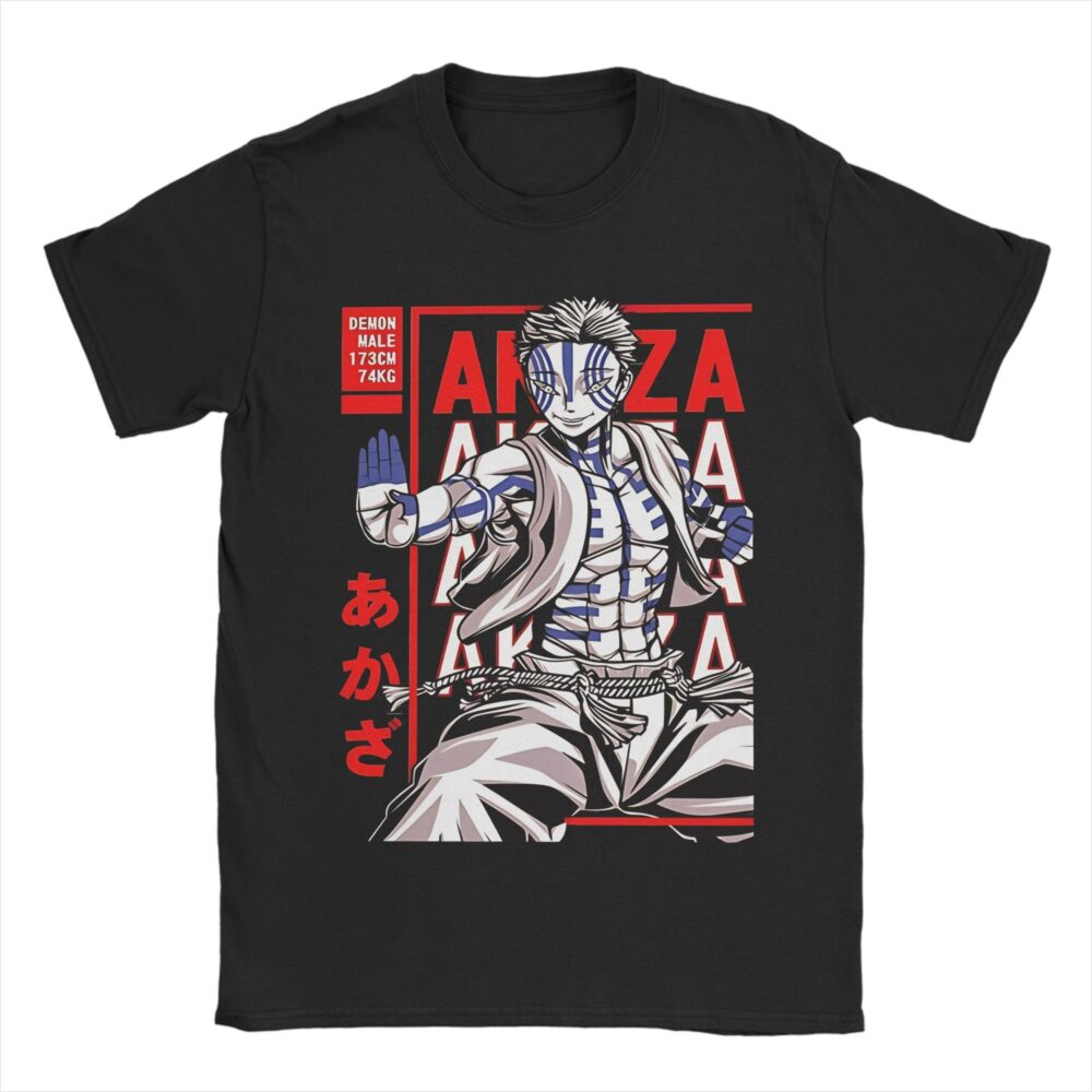 Akaza Demon Slayer Manga T-Shirt – Cool Anime Apparel