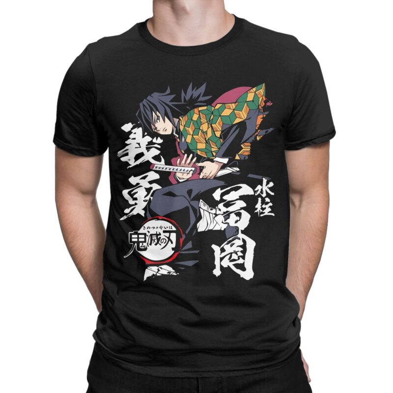 Giyu Tomioka Water Hashira Demon Slayer T Shirts