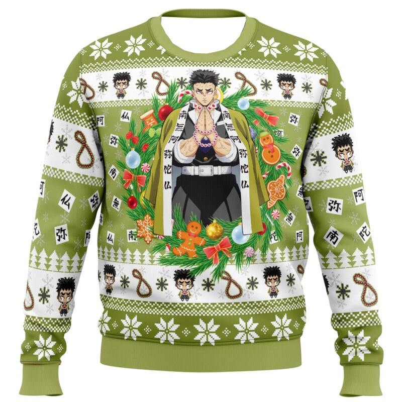Demon Slayer Gyomei Ugly Christmas Sweater