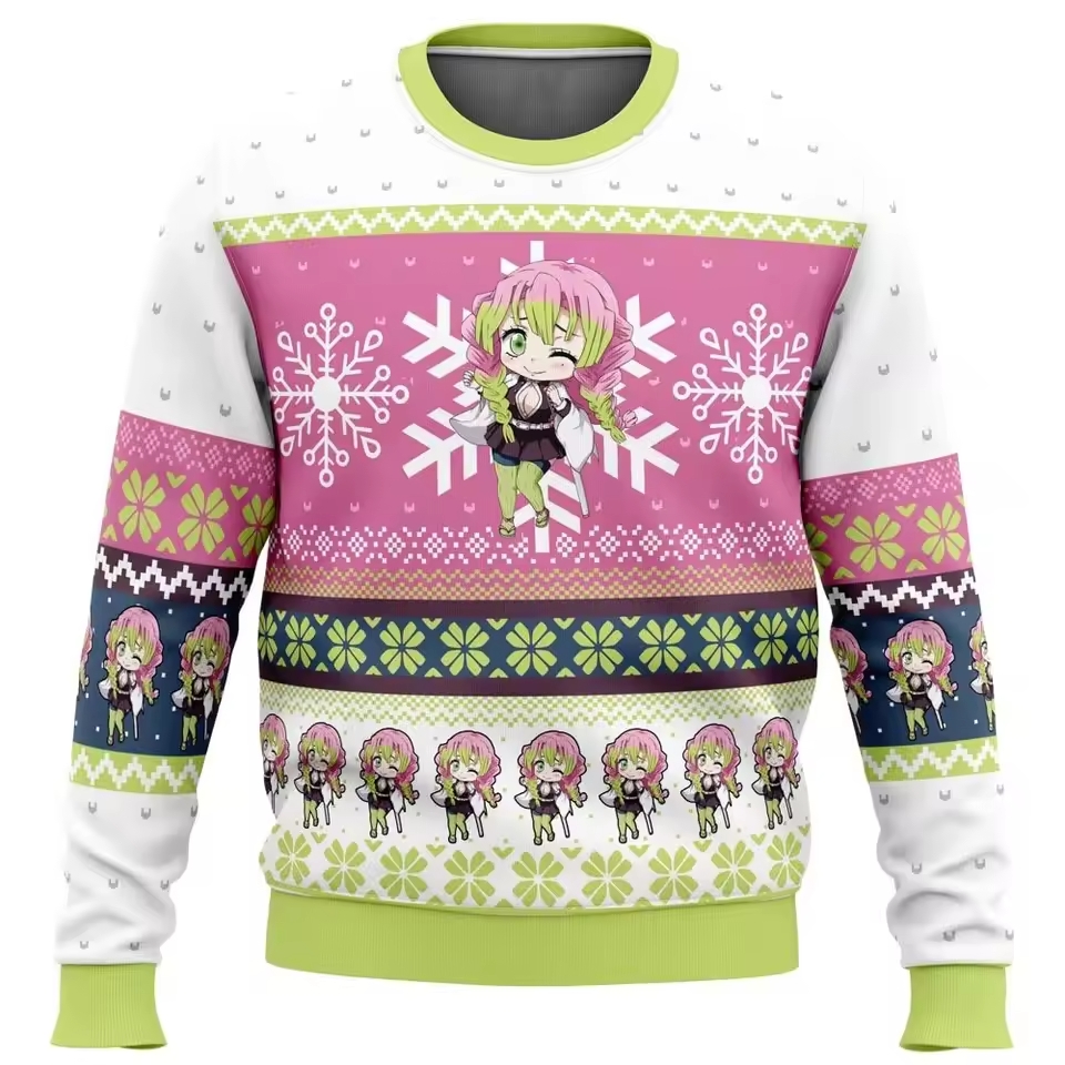 Demon Slayer Mitsuri Ugly Christmas Sweater