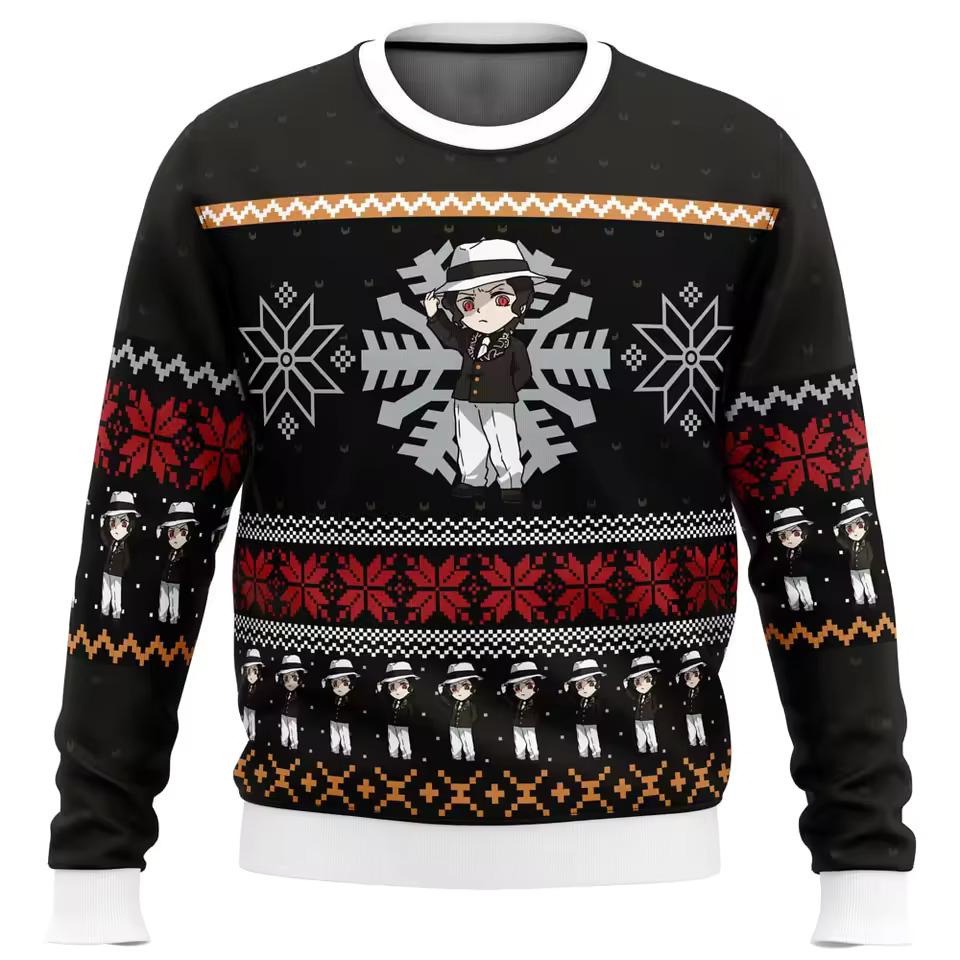 Demon Slayer Muzan Ugly Christmas Sweater
