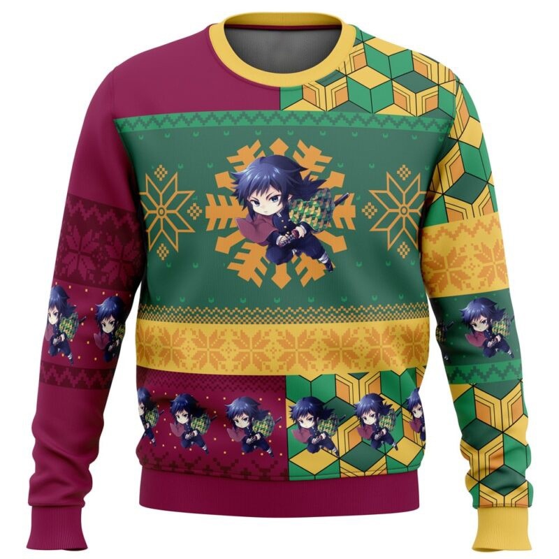 Giyu Tomioka Ugly Christmas Sweater