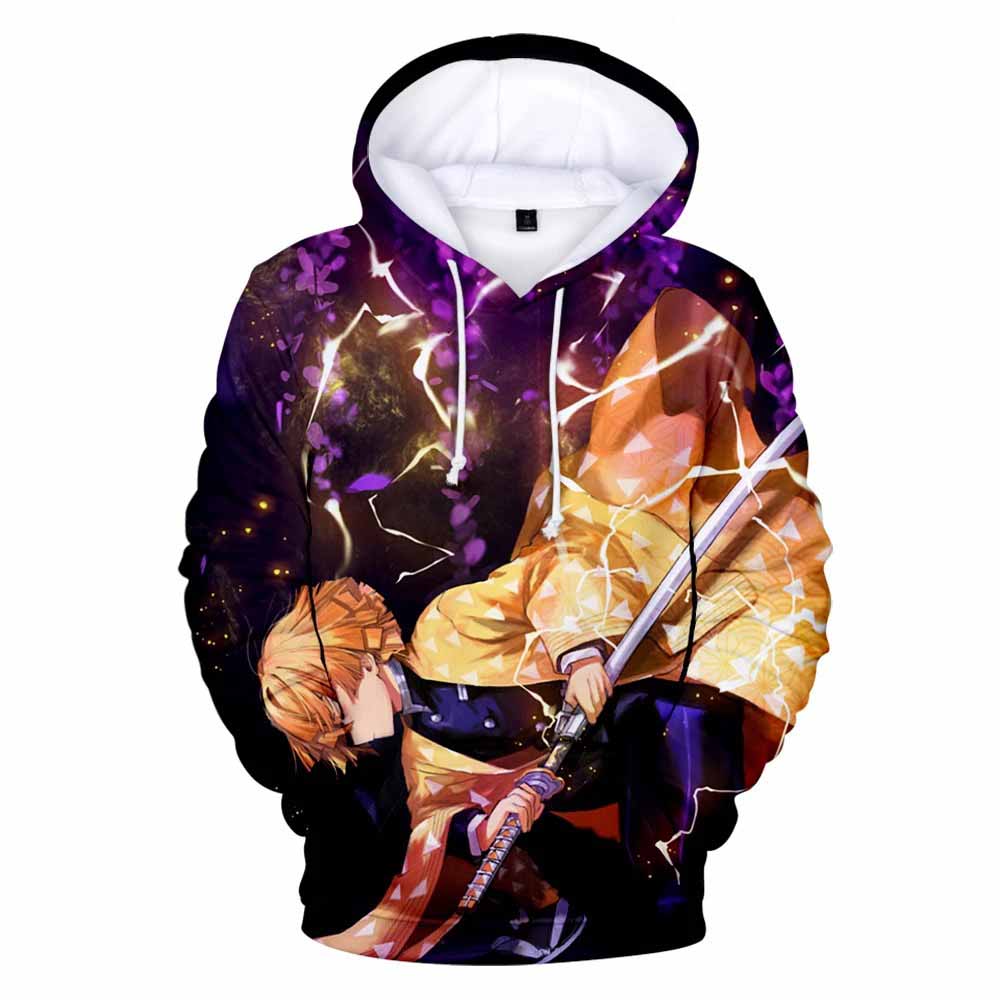 Demon Slayer Zenitsu Lightning Hoodie