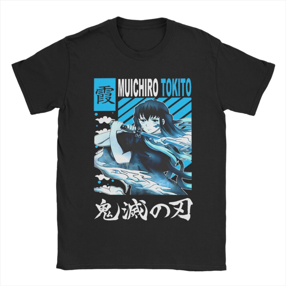 Demon Slayer Muichiro T Shirt – Calm Strength, Bold Anime Style