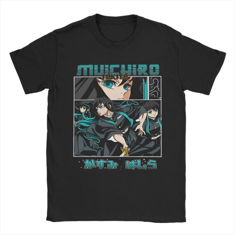 Premium Muichiro T Shirt – Refined Demon Slayer Anime Apparel