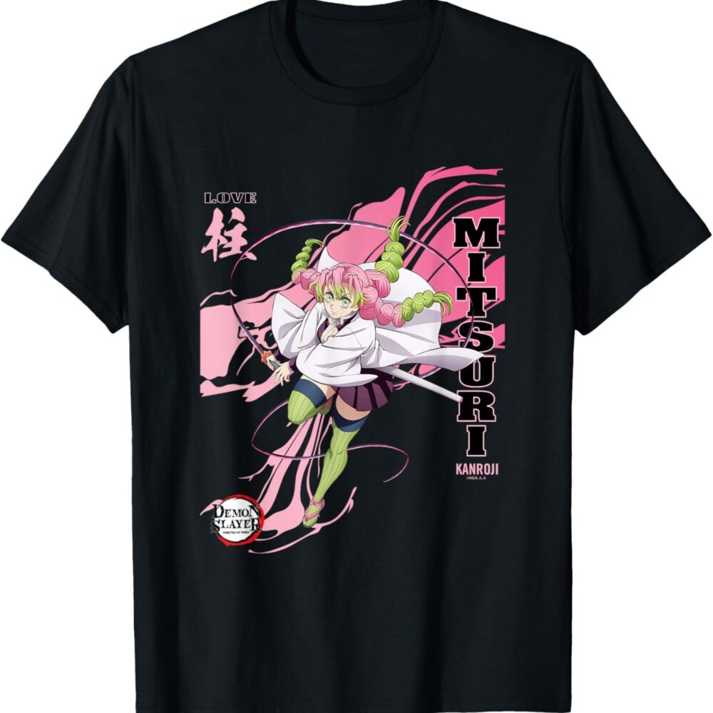 Mitsuri Kanroji T Shirt A Colorful Tribute to the Love Hashi