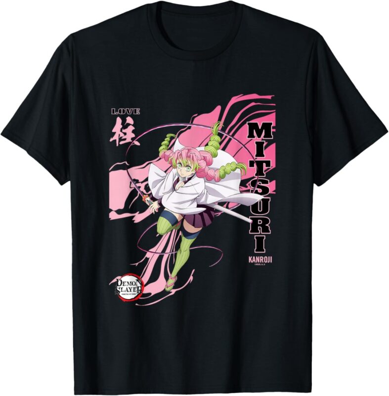 Mitsuri Kanroji T Shirt A Colorful Tribute to the Love Hashi