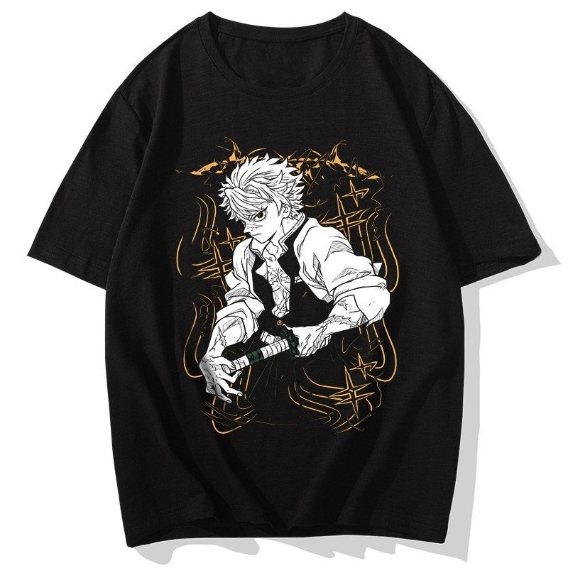 Sanemi T Shirt Wild Spirit, Fierce Courage & Hashira Energy