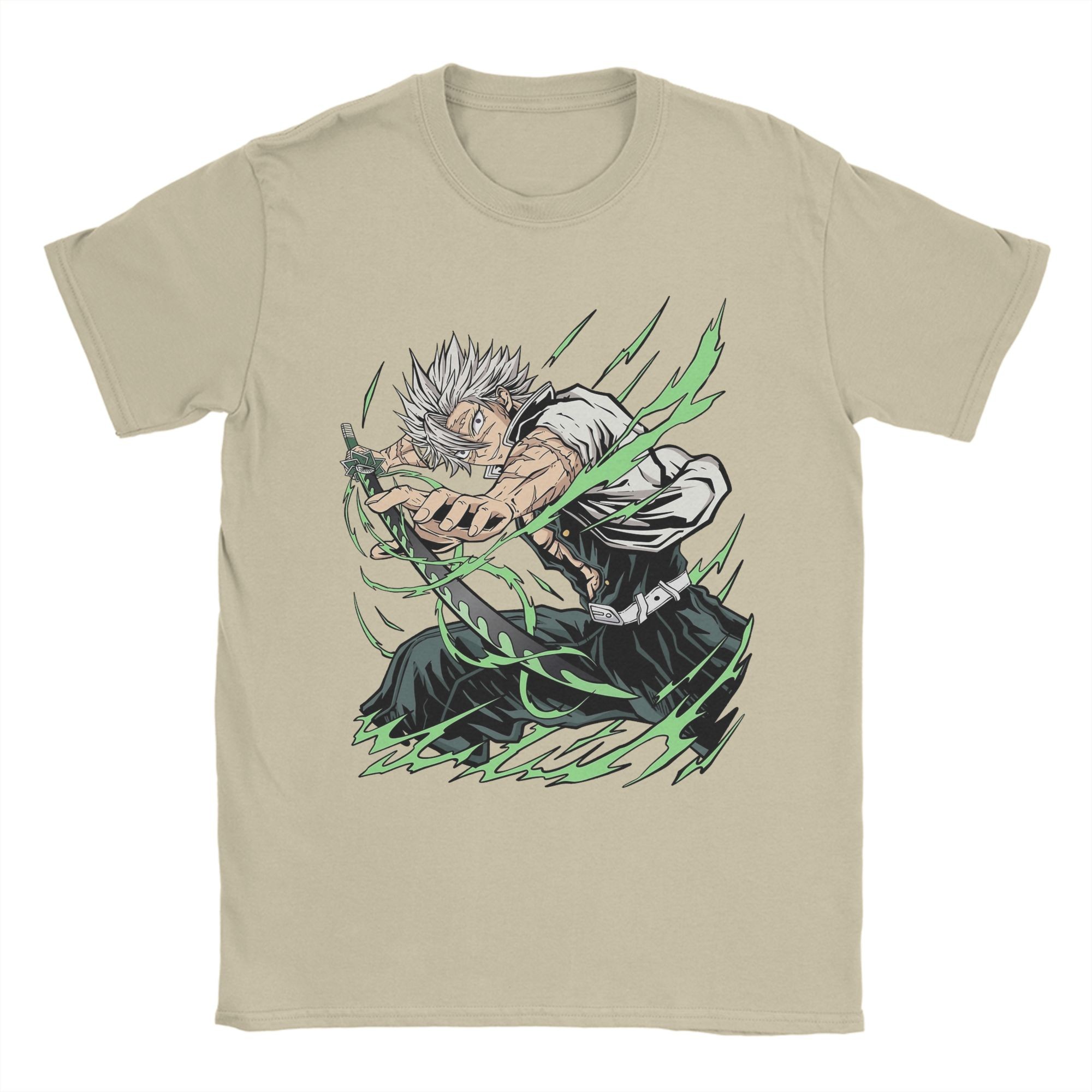 Sanemi T Shirt Untamed Wind Hashira Graphic Anime Apparel Sanemi T Shirt Untamed Wind Hashira Graphic Anime Apparel