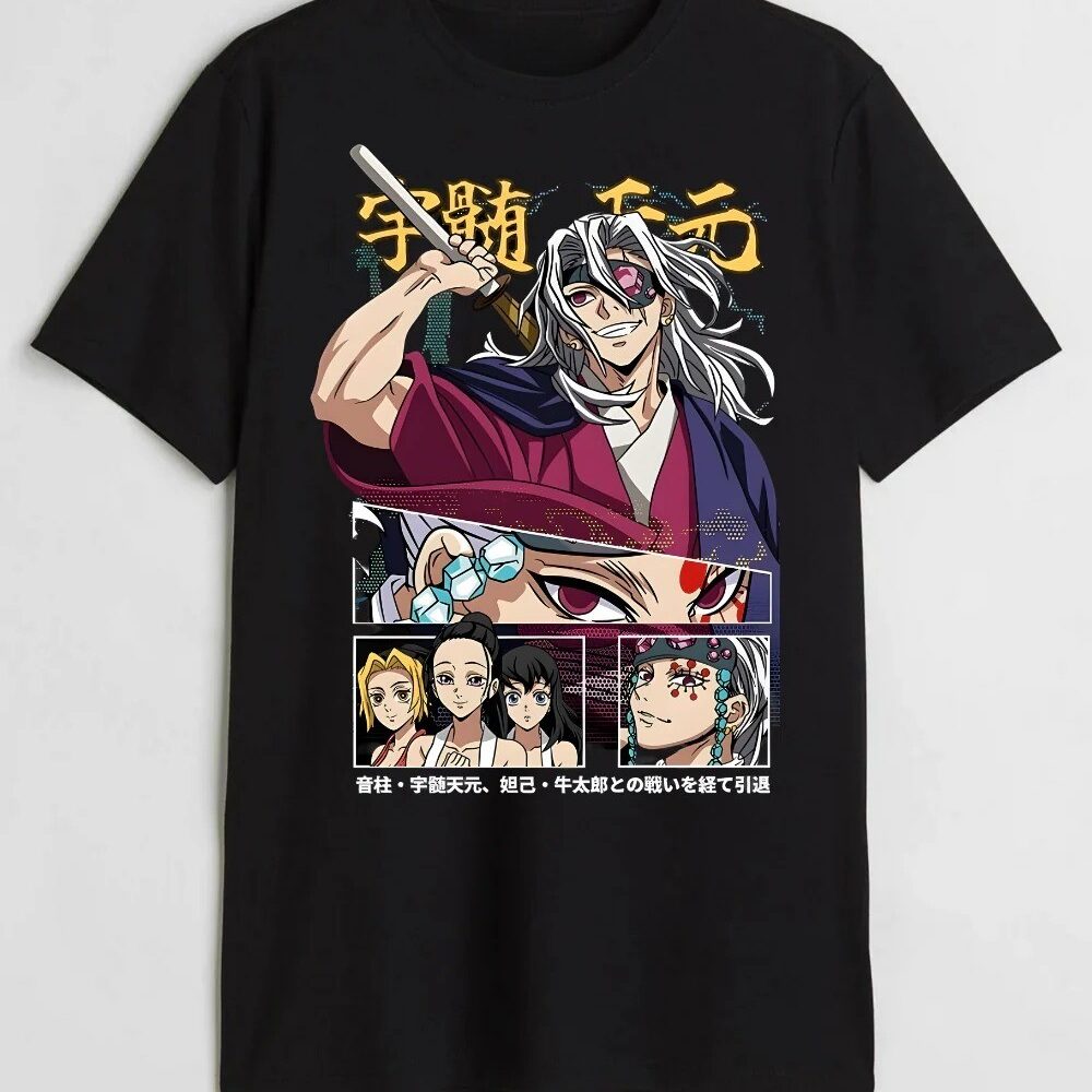 Tengen T Shirt Flashy Style, Fierce Energy & Shinobi Spirit