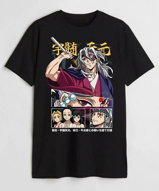 Tengen T Shirt Flashy Style, Fierce Energy & Shinobi Spirit