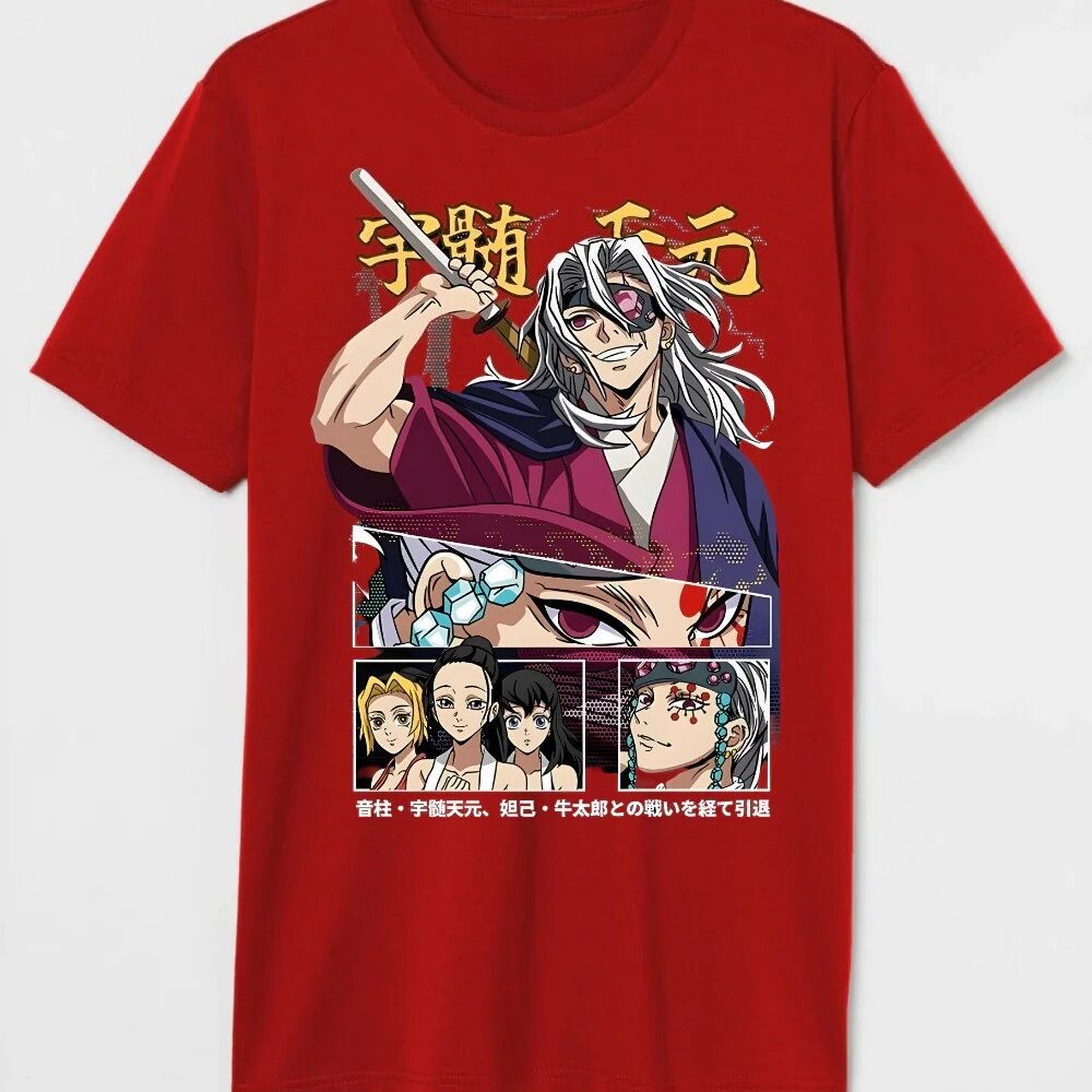 Tengen T Shirt Flashy Style, Fierce Energy & Shinobi Spirit