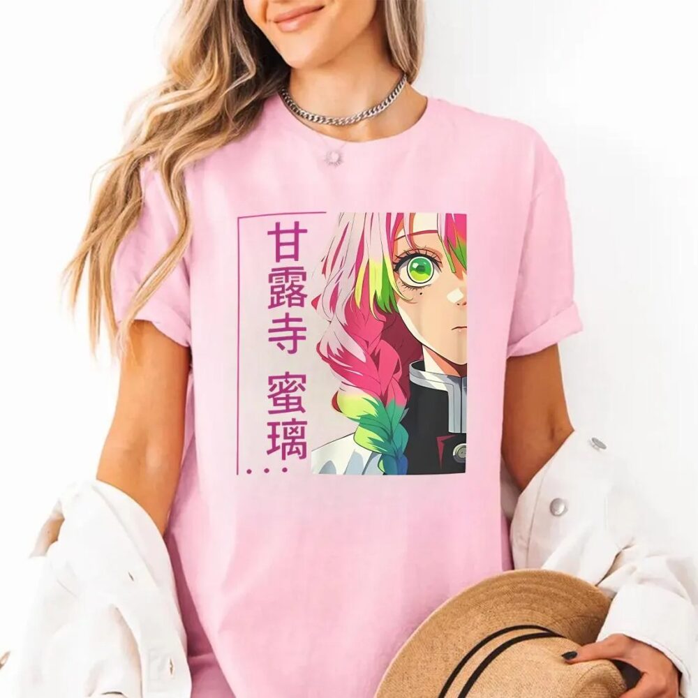 Mitsuri T Shirt Sweet Energy with Powerful Hashira Attitude