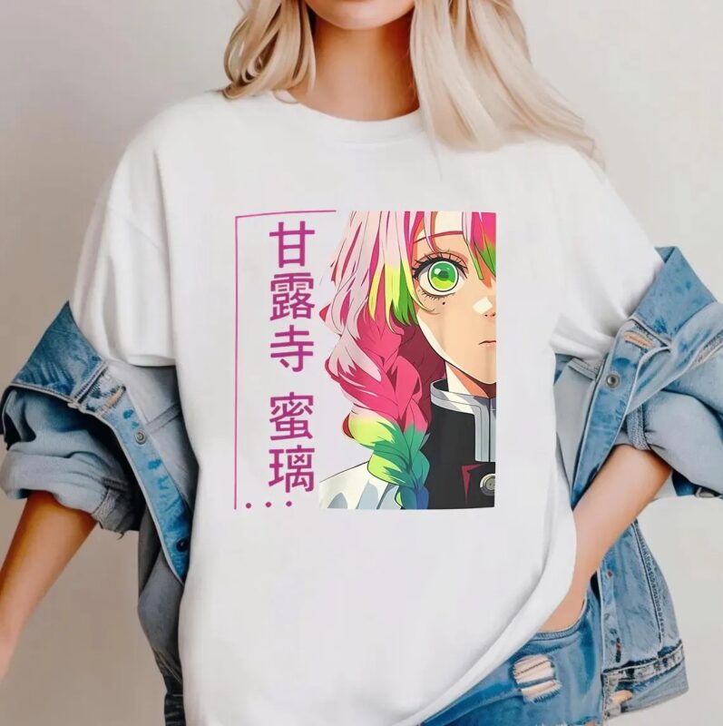 Mitsuri T Shirt Sweet Energy with Powerful Hashira Attitude