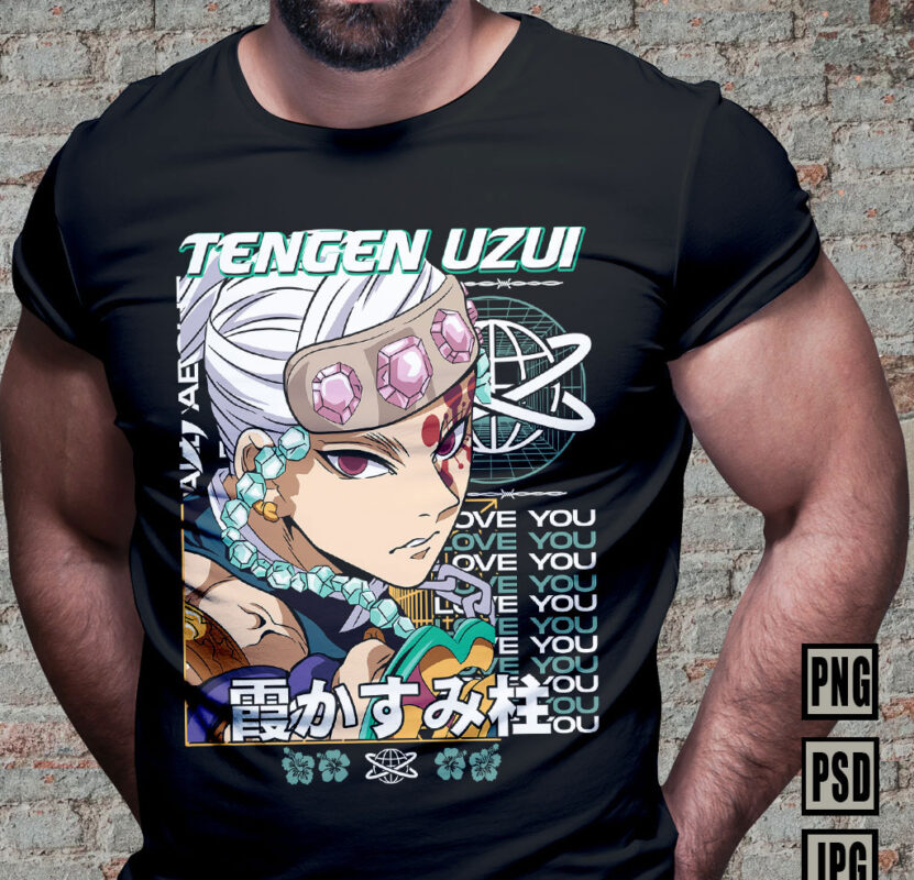 Tengen T Shirt Unapologetically Bold Demon Slayer Fashion