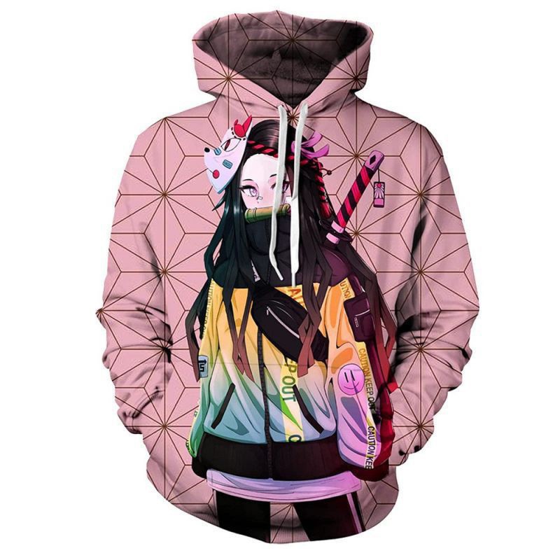 Nezuko Hoodie Demon Slayer – Cute Meets Fearless Anime Style